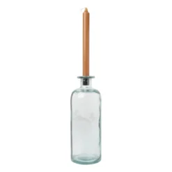 Kaarsenhouder voor fles - zwart - ø5x2.6 cm