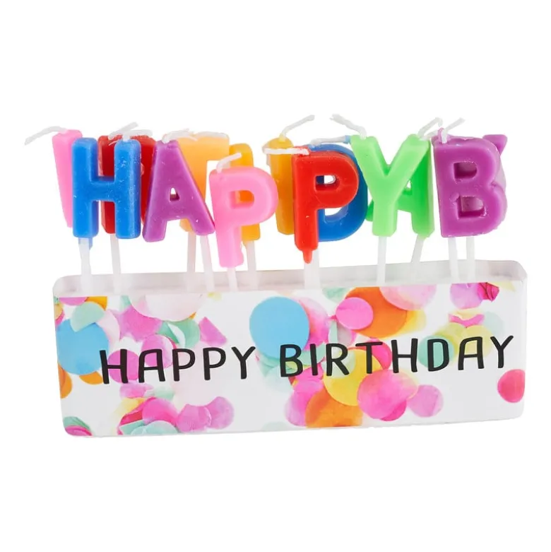 Kaarsjes happy birthday