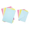 Kaart met enveloppen - multikleur - set van 24