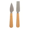 Kaasmesje hout - set van 2