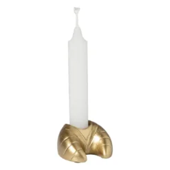 Kandelaar croissant Monique - goud - 4x6.5x6.5 cm