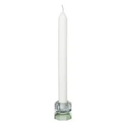 Kandelaar kristal 2-laags - blauw/groen - 4x4x4 cm