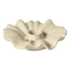 Kandelaar wave - beige - ø12x3.5 cm