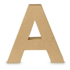 Kartonnen letter A