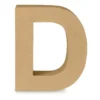 Kartonnen letter D