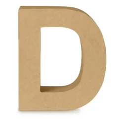 Kartonnen letter D