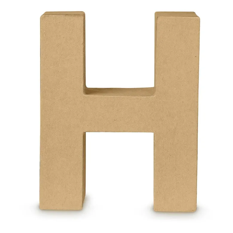 Kartonnen letter H