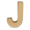 Kartonnen letter J
