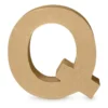 Kartonnen letter Q