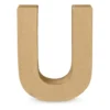 Kartonnen letter U
