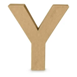 Kartonnen letter Y