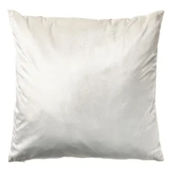Kerstkussen skiën - beige/multikleur - 45x45 cm