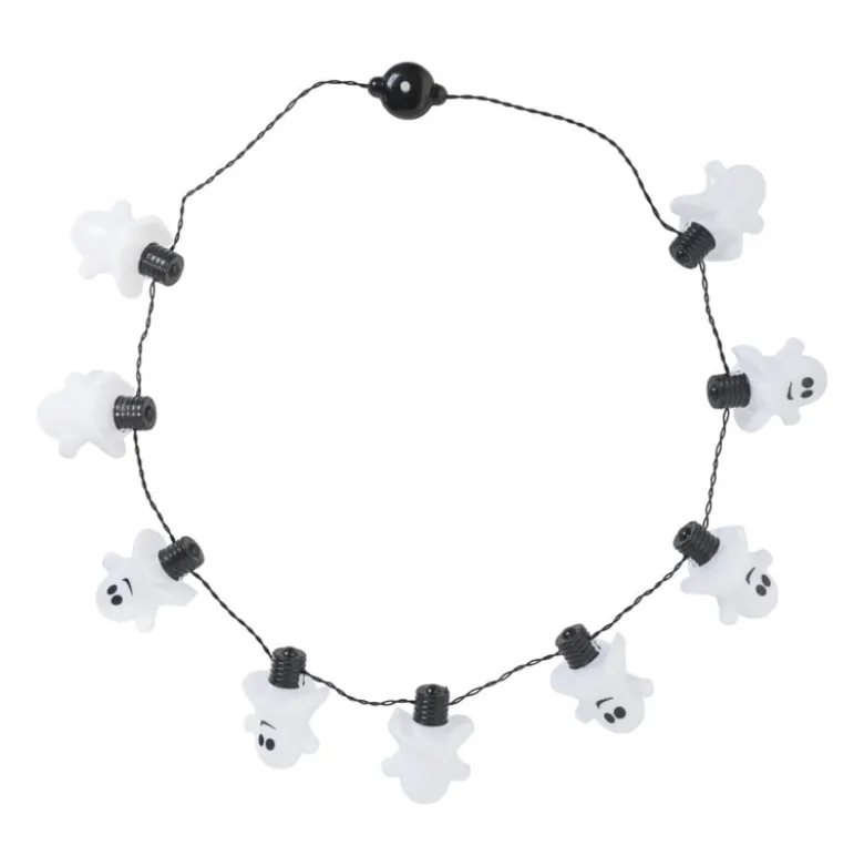 Ketting met lichtjes - spookjes - ø44 cm