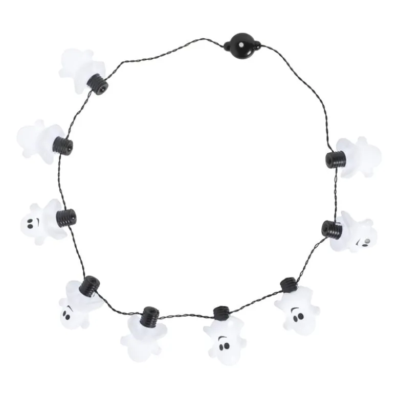 Ketting met lichtjes - spookjes - ø44 cm