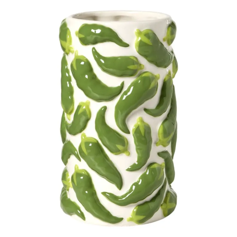 Keukengerei pot peper - groen - ø11.5x20 cm