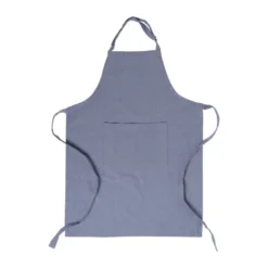 Keukenschort denim - blauw - 65x85 cm