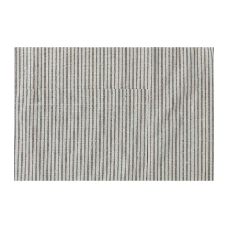 Keukenschort gestreept - groen/wit - 65x85 cm