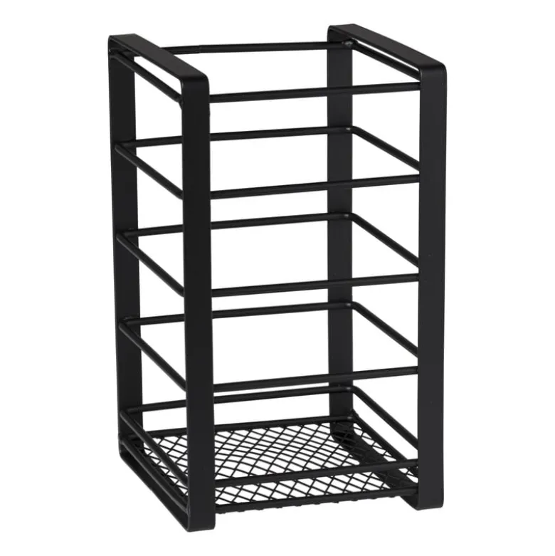Keukentoolhouder - zwart - 10x10x16.5cm