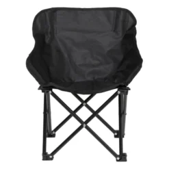 Kids campingstoel compact - zwart - 50x50x40 cm