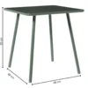 Kindertafel - groen - 50x48x48 cm