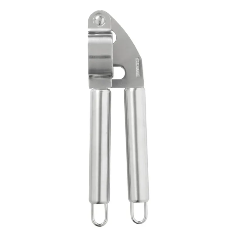Knoflookpers London - zilverkleurig - 19 cm