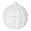 Knoflook pot - wit - ø15.2x15.8 cm