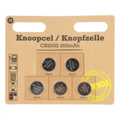 Knoopcel batterijen 3V set van 5