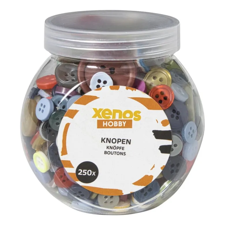 Knoopjes in pot - set van 250