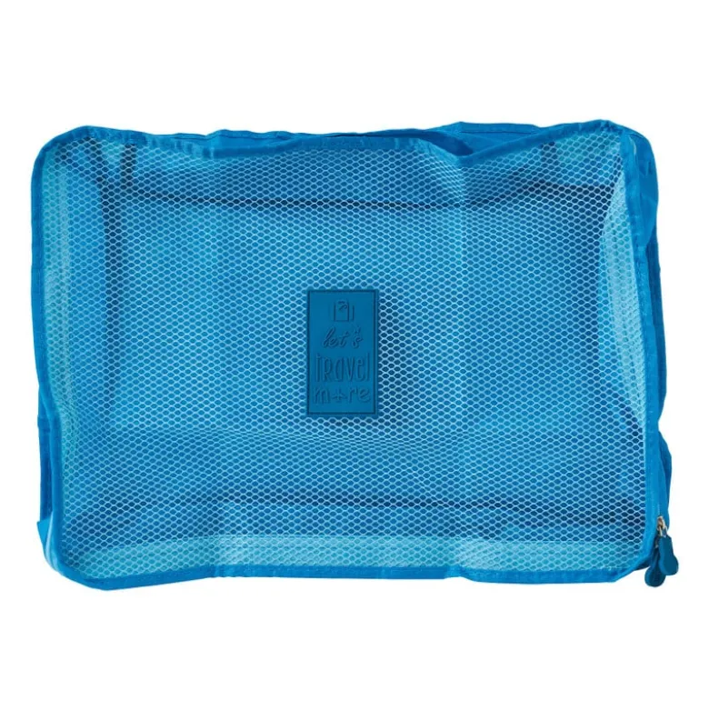 Koffer organizers - blauw - set van 3