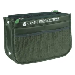 Koffer/tas organizer - groen - 26x9x17 cm