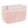 Koffer/tas organizer - roze - 26x9x17 cm