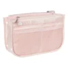 Koffer/tas organizer - roze - 23.5x7x14 cm