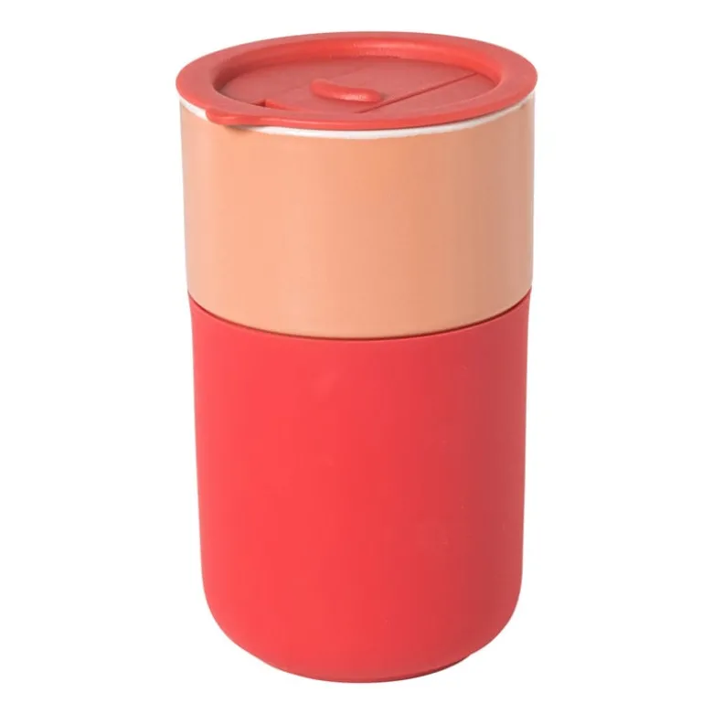 Koffiebeker to go - oranje - 360 ml