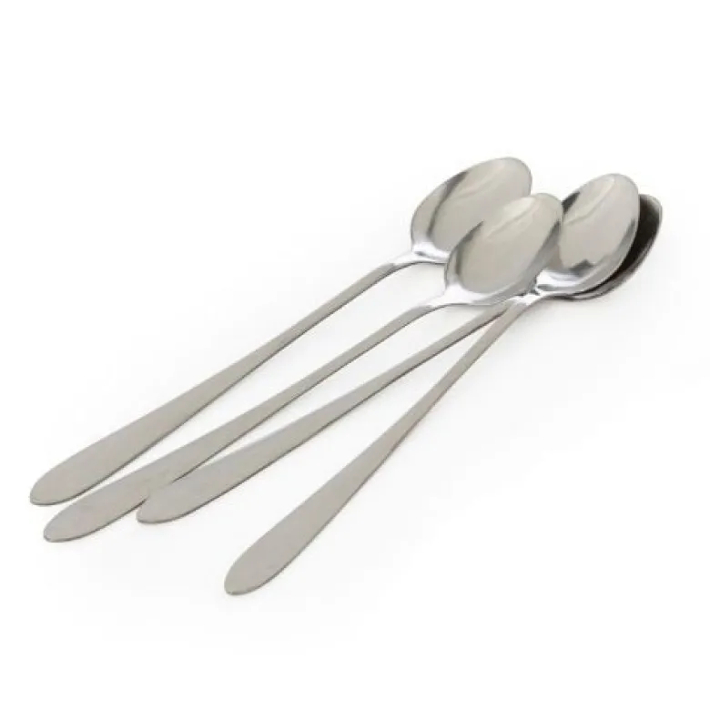 Koffielepels - lang - set van 4