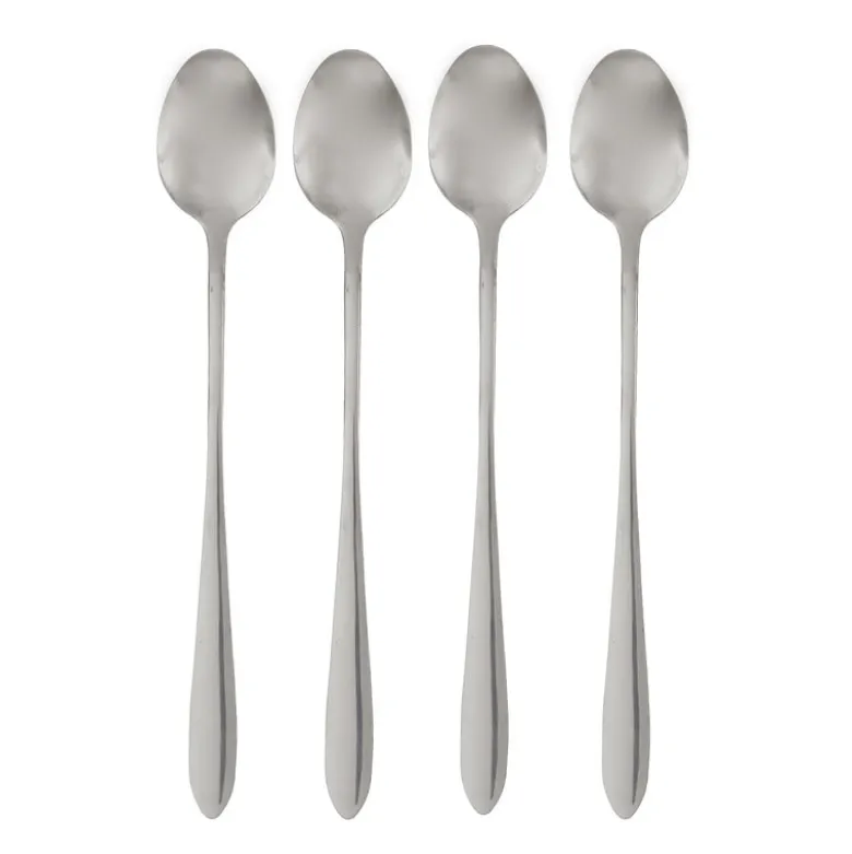 Koffielepels - lang - set van 4