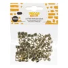 Kralen met letters - goud - set van 100