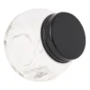 Kruidenpot mini - zwart - glas
