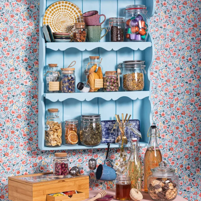 Kruidenpot mini - zwart - glas