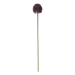 Kunstbloem allium - paars - 50 cm