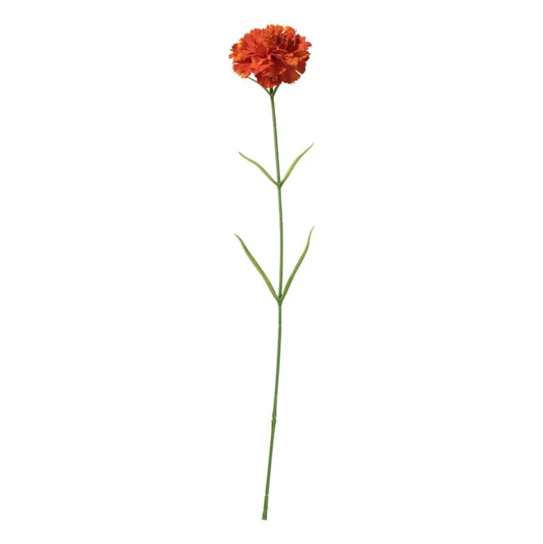 Kunstbloem anjer - rood - 58 cm