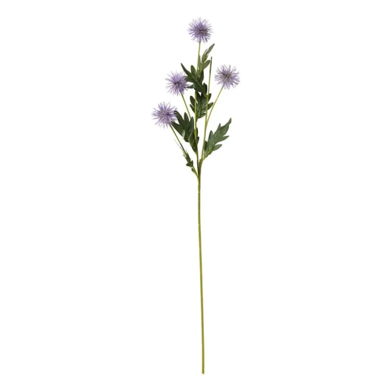 Kunstbloem chrysant - paars - 72 cm