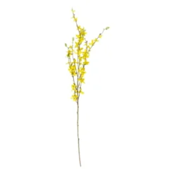Kunstbloem forsythia - geel - 100 cm