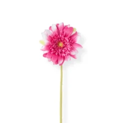 Kunstbloem gerbera - fuchsia - 60 cm
