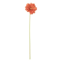 Kunstbloem gerbera - oranje - 60 cm