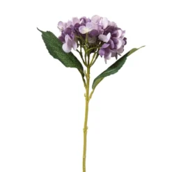 Kunstbloem hortensia - paars - 46 cm