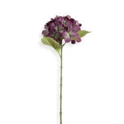 Kunstbloem hortensia - paars - 63 cm