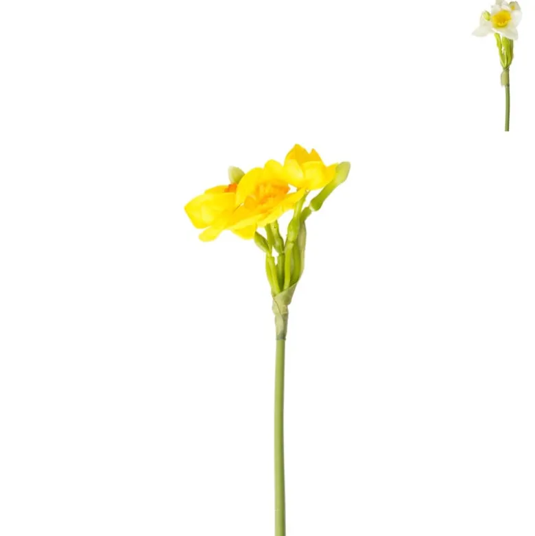 Kunstbloem narcis - diverse varianten - 31 cm