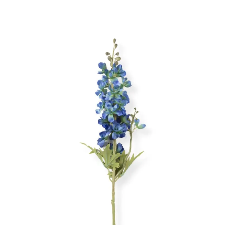 Kunstbloem ridderspoor - blauw - 85 cm