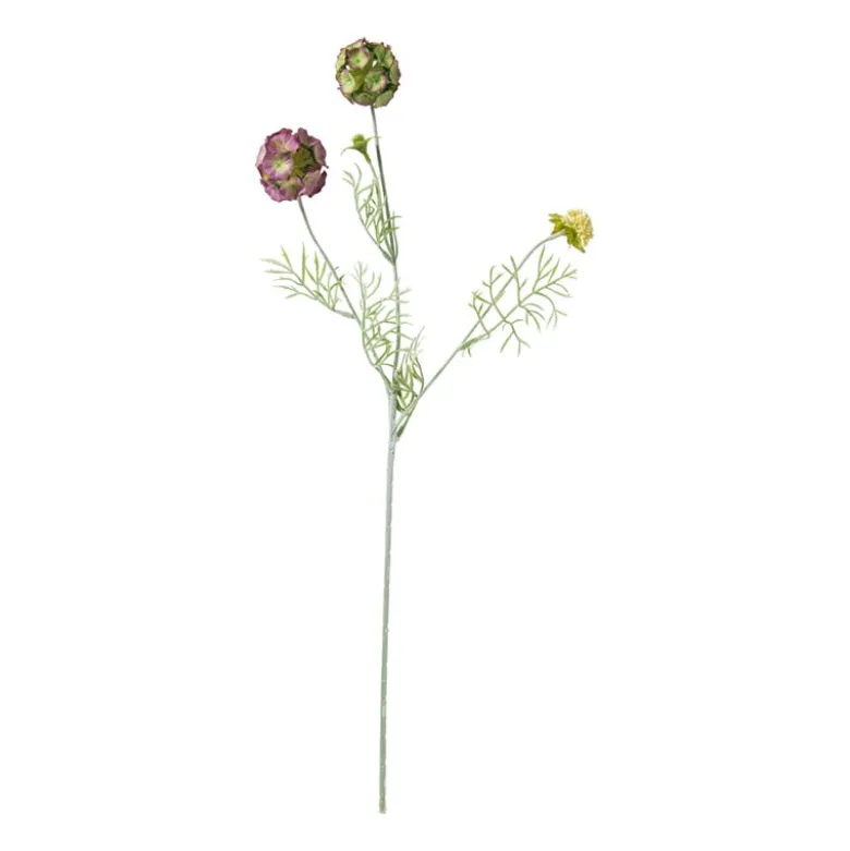 Kunstbloem scabiosa - 62 cm - diverse varianten