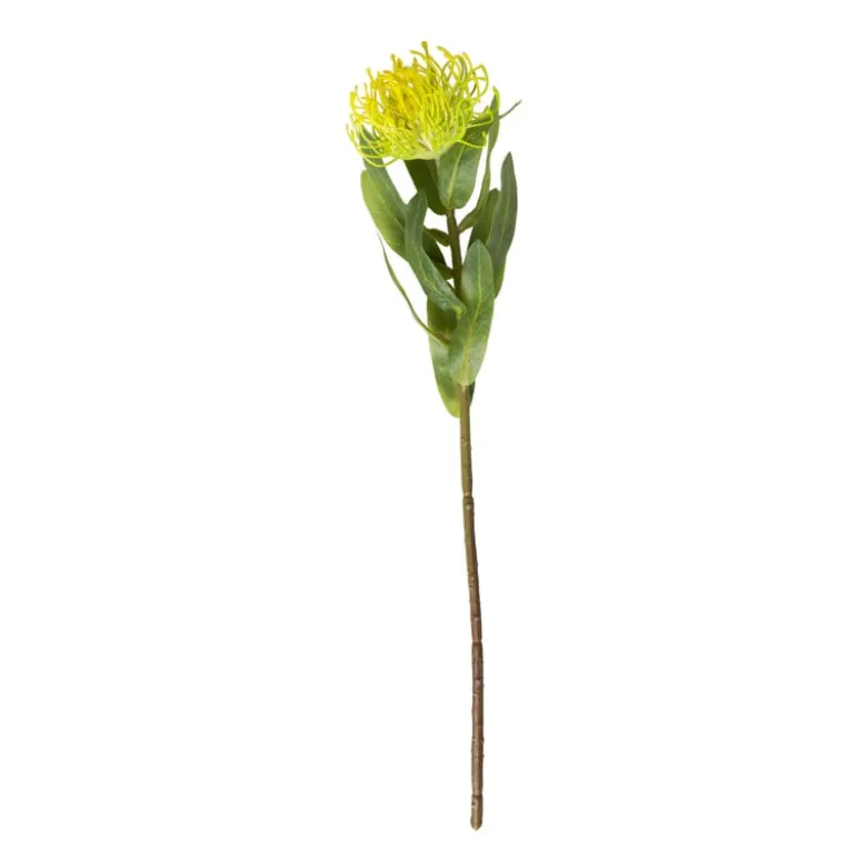 Kunstbloem speldenkussen - groen - 48 cm